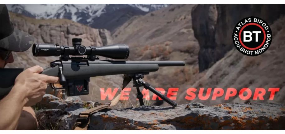 BT Accu-Shot Monopod i dwójnogi Atlas to solidne wsparcie Twojej broni!