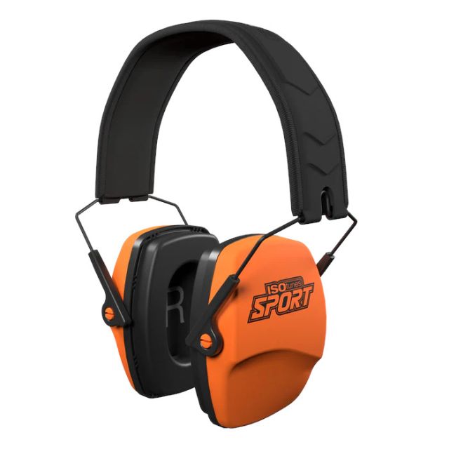 ISOtunes - SPORT Defy Slim - Pasywne ochronniki słuchu, pomarańczowe