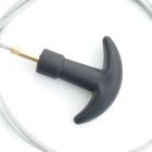 Liberty Lub - elastyczna stalowa linka z rączką i adapterem na patche - Liberty-Tuff Flex-Cabl Flexible Cleaning Rod Set