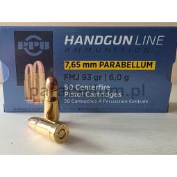 Amunicja Prvi Partizan 7,65 Para 6,0g - 93 grs FMJ op. 50 szt.