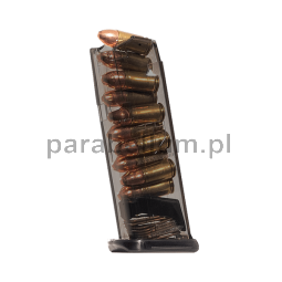 Elite Tactical (ETS) - magazynek do Glocka mod. 43X, 48 - 10NB 9MM , przydymiony
