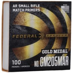 Spłonki Federal GM205MAR małe karabinowe Gold Medal AR Match op. 100 szt. 