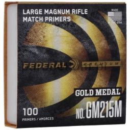 Spłonki Federal GM215M duża karabinowa Magnum Gold Medal op. 100 szt.