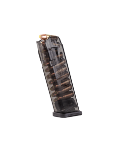 Elite Tactical (ETS) - magazynek do Glocka mod.  17,18,19,19X,26,34,45 - 17NB 9MM , przydymiony