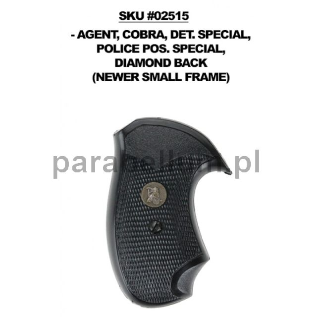Pachmayr - Colt - Agent, Cobra, Det. Special, Police Pos. Special, Diamond Back, (Newer Small Frame)