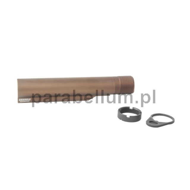 Geissele - Prowadnica sprężyny powrotnej Premium MIL-SPEC, 7075-T6, AR-15/M4, pustynna (DDC)