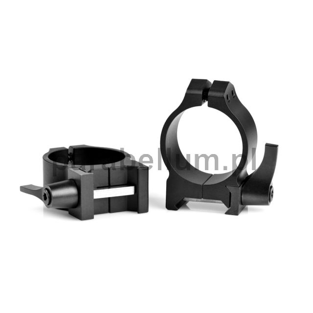 Montaż do lunety Warne Maxima QD 30mm – dwuczęściowy, niski, czarny mat, 213LM