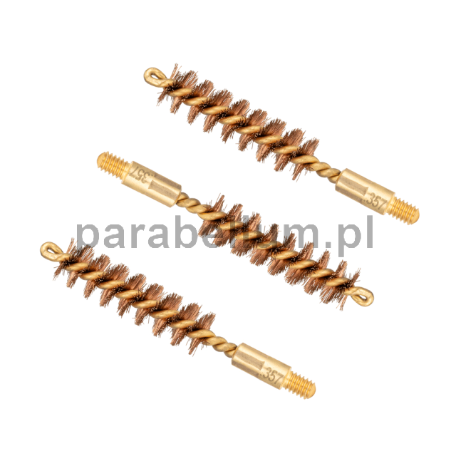 Liberty Lub - mosiężne szczoteczki do czyszczenia broni w kalibrze 9mm/.357 - 3 szt. - Liberty-Tuff Bronze Bore & Chamber Brushes 9mm/.357 3 Pack