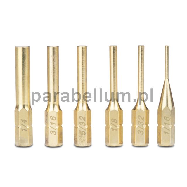 Zestaw wybijaków mosiężnych Fix It Sticks Brass Pin Punch Set