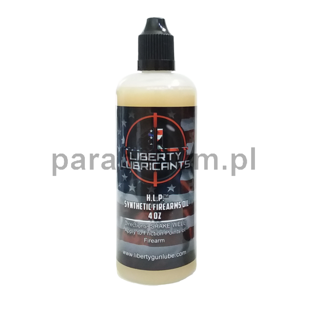 Liberty Lub - Olej do broni - H.L.P. Premium Synthetic Firearms Oil 4oz (118ml) Dropper