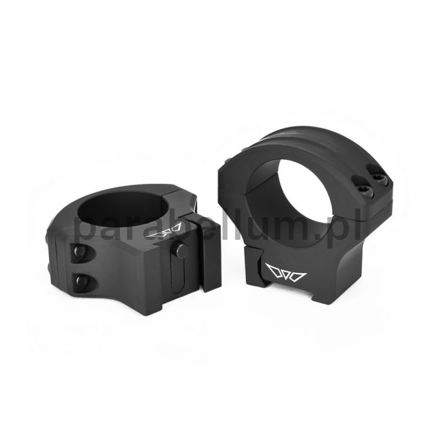 Montaż do lunety Warne HyperLite dwuczęściowy Tikka, 30mm, średni, czarny mat 8514TM