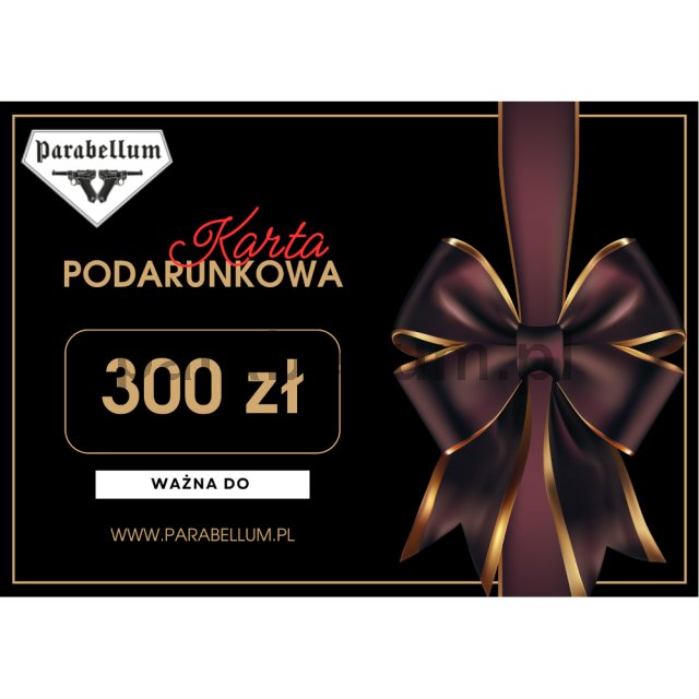 Karta podarunkowa o wartości 300 zł