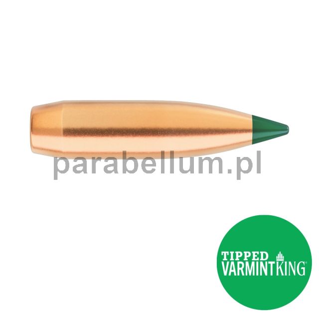 Pociski karabinowe Sierra kaliber .22 (.224/5,69 mm), 69 gr. Tipped VarmintKing TVK, op. 100 szt.