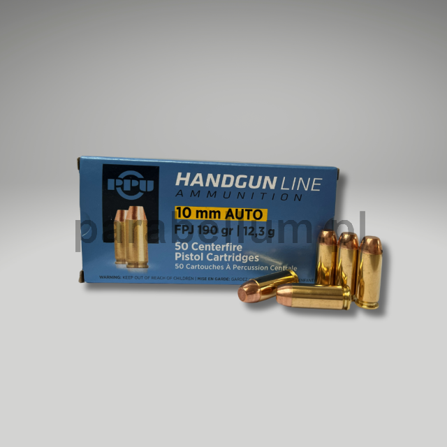 Amunicja Prvi Partizan 10mm AUTO 12,3g - 190grs FPJ | op. 50 szt.