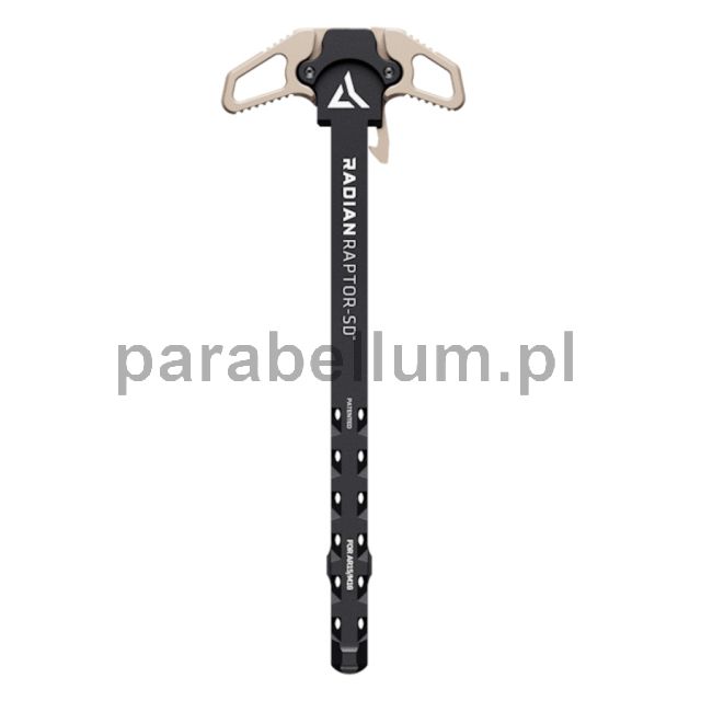 Rączka przeładowania Radian Raptor-SD do AR-15, obustronna, FDE