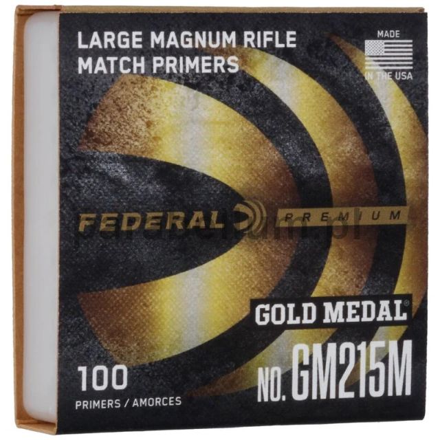 Spłonki Federal GM215M duża karabinowa Magnum Gold Medal op. 100 szt.