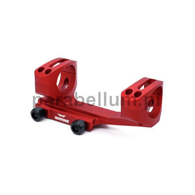 montaż do lunety warne xskel30red, montaż lunety 30 mm cantilever, montaż skeletonized ar-15, warne red mount, cantilever mount 30mm ar15, montaż do lpvo 1-6x24, montaż warne usa, szkieletowy montaż lunety, scope mount 30mm red anodized
