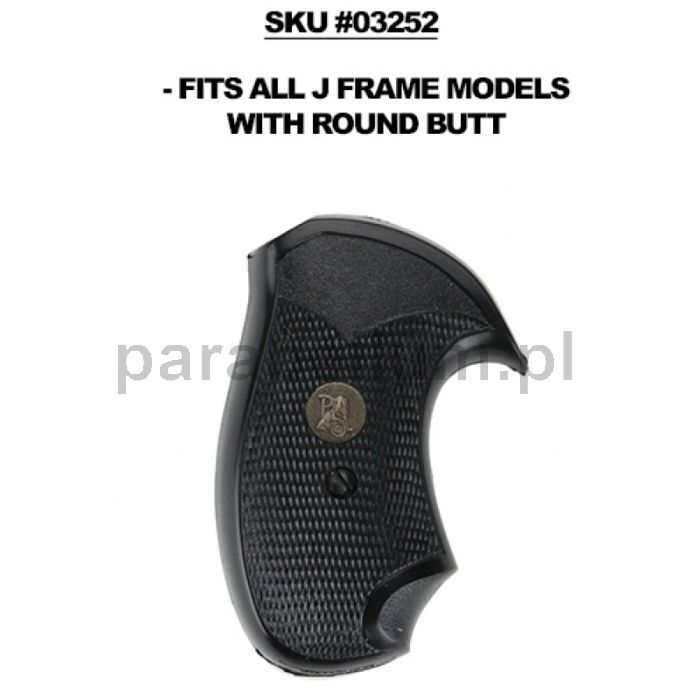Pachmayr - S&W - Fits All J-Frame Models with Round Butt