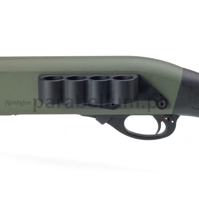 Mesa Tactical - SureShell Aluminum Carrier for Rem 870/1100/11-87 (4-Shell, 12-GA) (Left Side)