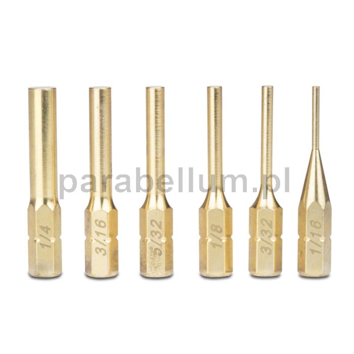 Zestaw wybijaków mosiężnych Fix It Sticks Brass Pin Punch Set