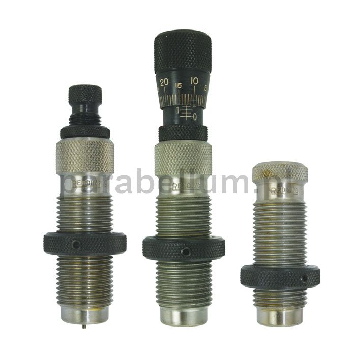 Redding - Zestaw trzech matryc Competition Titanium Carbide, 9mm Luger