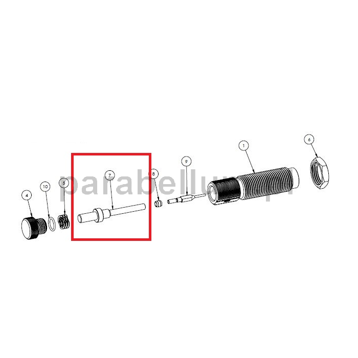Lyman - Adapter do żerdzi karabinowej matrycy PRO (długi)