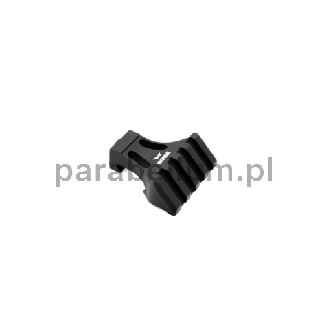 boczna szyna montażowa Warne A645TW, Picatinny 45° adapter, boczny montaż 45 stopni, side mount picatinny, montaż kolimatora, adapter do latarki, akcesoria do AR-15, Warne mounting solutions, picatinny offset mount