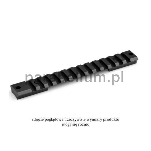 Warne M673-20MOA, szyna montażowa Remington 700 SA, szyna 20 MOA, montaż optyki Picatinny, szyna Weaver, akcesoria strzeleckie, montaż lunety, szyna taktyczna