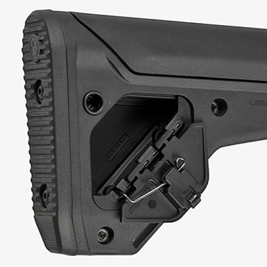 przechowywanie w kolbie, schowek w kolbie, schowek na narzędzia w kolbie, kolba Magpul