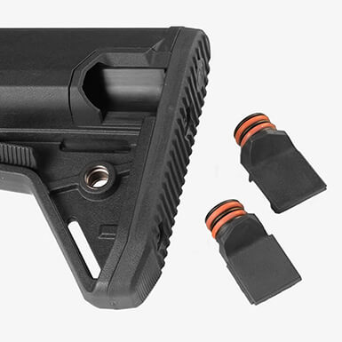 schowek w kolbie, kolba Magpul